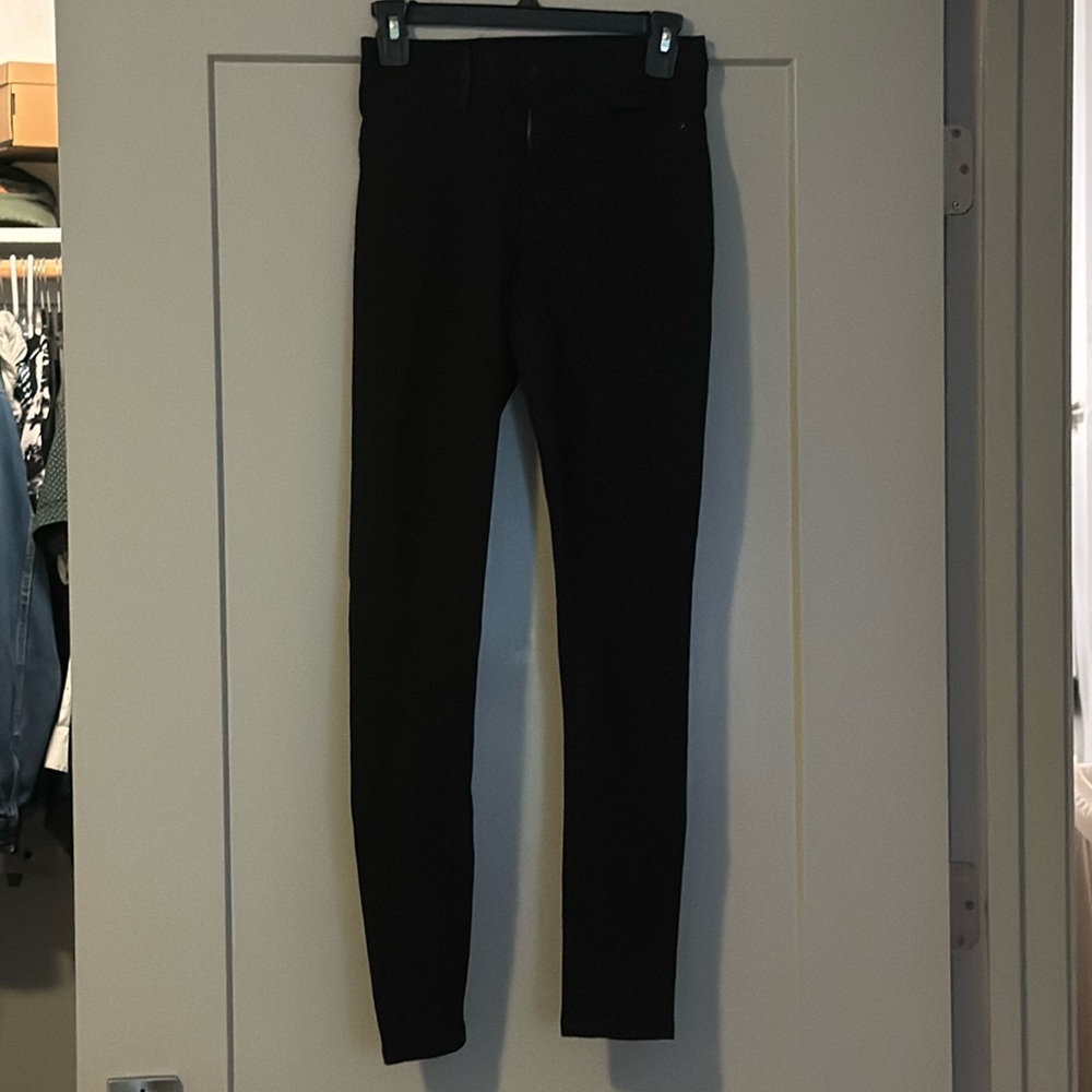 Low Waisted Skinny Black Jeans